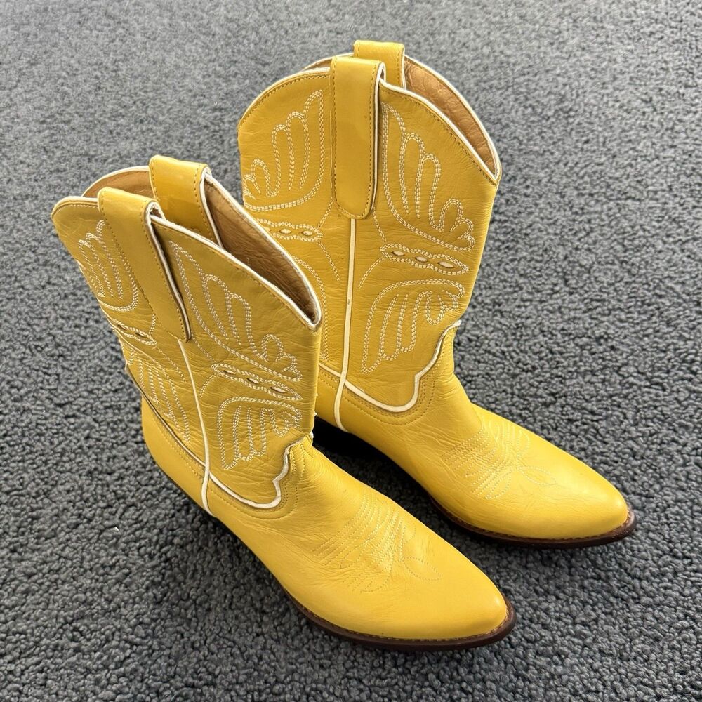 Idyllwind Miranda Lambert Women’s Yellow Leather Boot Size 6.5 B